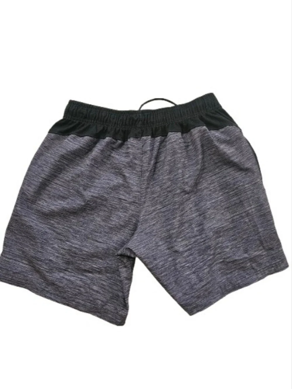 Leg3nd Men's Gray Athletic Shorts with Elastic Waist